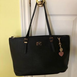 Lovcat leather tote bag